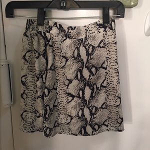 TOBI snakeskin skirt